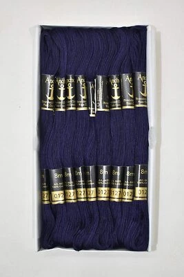 Anchor Thread Stranded Cotton Skiens Cross/Long Stitched Embroidery  Blue  - Image 1 of 4