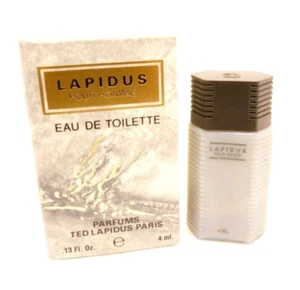 Lapidus Pour Homme by Ted Lapidus 4 ml/.13 oz Eau de Toilette Mini Splash - Picture 1 of 1