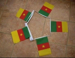 GHANA 6 metre FLAG BUNTING 20 flags AFRICA WORLD CUP - Picture 1 of 1