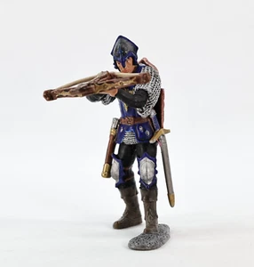 Schleich World of Knights Blue Dragon Knight With Crossbow Figurine 4" Tall - Picture 1 of 6