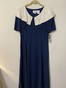 VTG KATHI LEE for Plaza South NOSWT Cottage Core Prairie Boho Button Front 14 - Picture 1 of 12