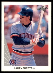 1990 LEAF LARRY SHEETS DETROIT TIGERS #350 - Picture 1 of 2
