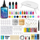 JDiction UV Resin Kit with Light, Super Crystal Clear Hard Resin Sunlight Curing