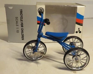 1:10 Diecast Tricycle For Children Metal MY-0064 Model Bicycle Vintage Toy Boxed - Picture 1 of 15