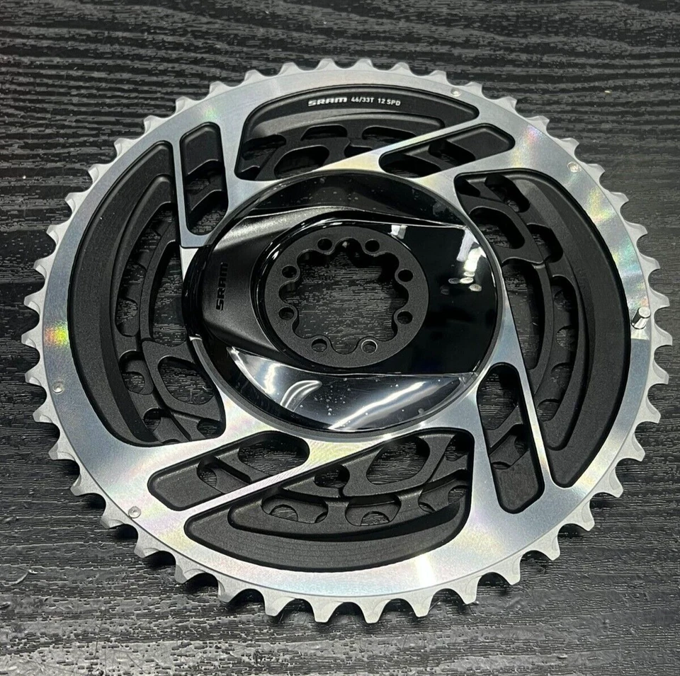 SRAM Red AXS Direct-Mount 46/33t 2x12 speed Chainring Set Polar Gray - Image 1 of 4
