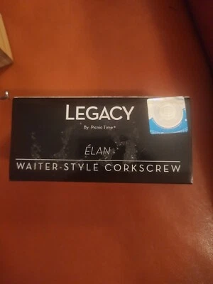 Legacy Picnic Time Elon Bamboo Handcrafted Box and Waiter Style, Wine Corkscrew - Image 1 of 4