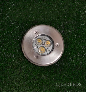 Faretto incasso segnapassi calpestabile carrabile GU10 led luce fredda tondo - Foto 1 di 7