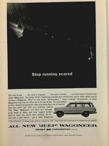 1964 Jeep Print Ad Wagoneer 4x4 - Picture 1 of 2