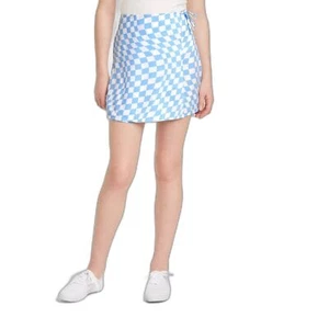 Art Class Girls Checkered Printed Wrap Skirt - Medium - Picture 1 of 2
