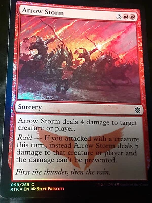 Arrow Storm FOIL , Khans of Tarkir , NM ,MTG, FREE SHIPPING - Image 1 of 4