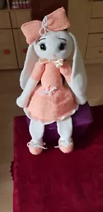 Puppe "Hasenmädchen" amigurumi handmade - Bild 1 von 1