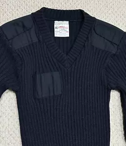 Brigade Quartermasters Wooly Pully Pullover Gr. 32/34 Military Schwarz Made England - Bild 1 von 18