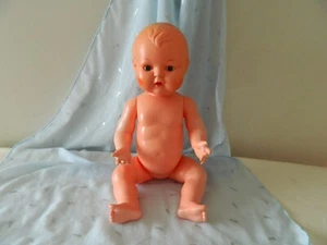 VTG KADAR Baby DOLL B3520 Plastic Eyes Tong Arms Hands Legs Moves Made Hong Kong - Picture 1 of 23
