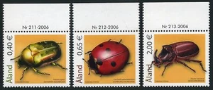 Finland-Aland 242-244, MNH. Beetles 2006. - Picture 1 of 1