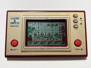 NINTENDO GAME AND & WATCH Chef Wide Screen 1981 Direct From Japan Very Rare - Picture 1 of 7