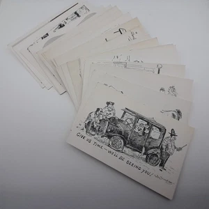 Vintage Postkarte WM stehend unbekannt Künstler humorvoll Western Lot 25 - Bild 1 von 15