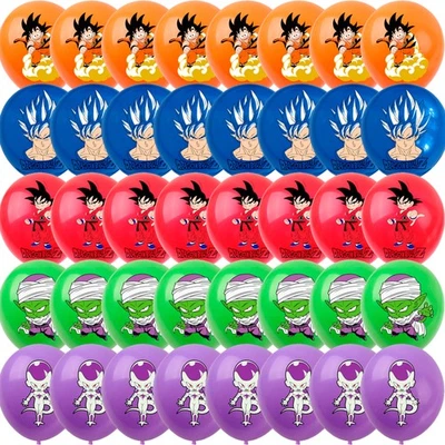 Globos de cumpleaños Dragon Ball Z decoraciones Dragon Ball suministros de fiesta de cumpleaños  Foto 1 de 4