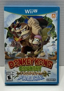 Donkey Kong Country: Tropical Freeze Nintendo Wii U 2014 Completo - Imagen 1 de 4