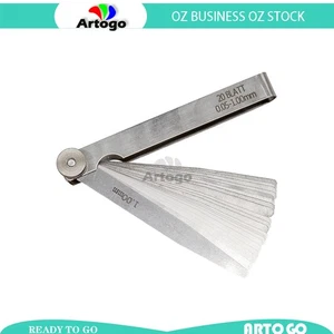 Precision 20 BladeTapered Feeler Gauge Set Gap Metric Filler Tool 0.05-1.0mm - Picture 1 of 1