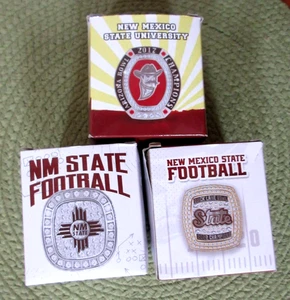 3 New Mexico State Bowl Game Rings 2017, 2022, 2023 AGGIES Football - Picture 1 of 6
