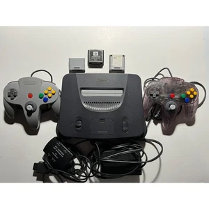 Nintendo 64 N64 video game console w expansion pack/controllers Etc🔥Nice Shape! - Picture 1 of 12