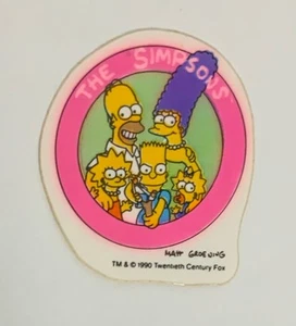 The Simpsons Sticker 1990 Matt Groening Homer Bart Lisa Marge Maggie - Bild 1 von 2