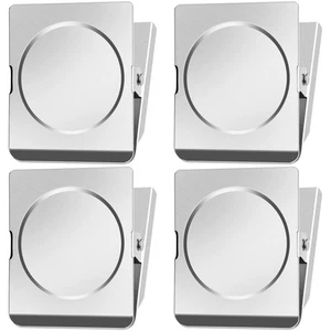 4 Pack Clip Magnets 2.2 Inch Extra Large Magnetic Clips Heavy Duty, Office Ma... - Picture 1 of 7