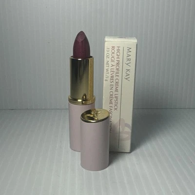 Mary Kay High Profile Crème Lipstick Strike A Pose Rose #5972 VINTAGE NIB .13oz - Image 1 of 4