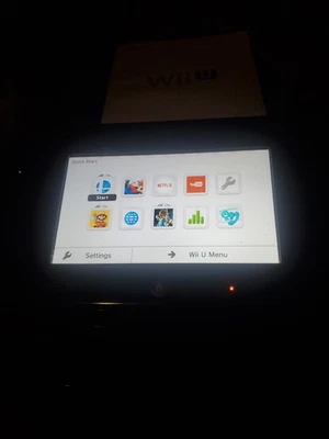 Wii U: With Pro Controller, Sensor & All Cables (Great Condition Tested Working) - Image 1 of 3
