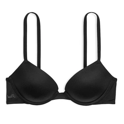 Victoria's Secret PINK Wear Everywhere Super Push-Up Bra 36A *Black* NEW! - Изображение 1 из 3
