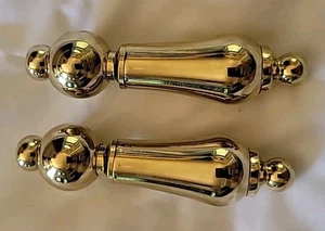 Kingston Messing Wasserhahn Hebelgriffe 2er Set - Messing poliert KSH1342AL - Bild 1 von 11