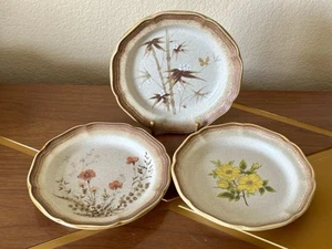 Variety of 3 Mikasa Salad Appetizer Plates 7 7/8” - Picture 1 of 11