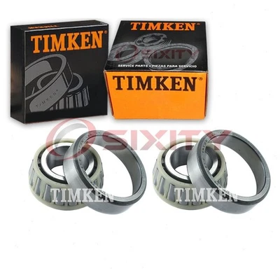 2 peças Timken rolamento de roda externa dianteira e conjuntos de corrida para 1992-1997 GMC Jimmy ho - Imagem 1 de 4