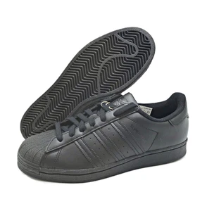 adidas Men's Superstar Black/Black EG4957 j - Picture 1 of 6