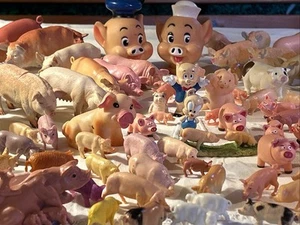 Collection Énorme Lot de Petits Cochons pour Déco Bouchons Lyonnais Figurines - Imagen 1 de 24