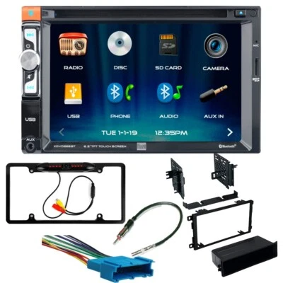 For Buick 1995-2004 Regal XDVD269BT Car Stereo Double DIN Dash Kit and Camera - Image 1 of 4