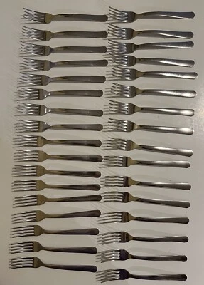 Tramontina Stainless Set Of  33 Dinner Forks 7” Brazil NSF 732 - Image 1 of 4