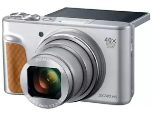 NEW Canon PowerShot SX740 HS 20.3MP 4K Digital Camera 40x Optical Zoom - Silver - Picture 1 of 6