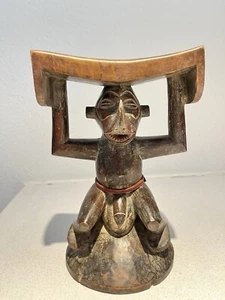 Yaka Wooden Headrest, Congo - Picture 1 of 7