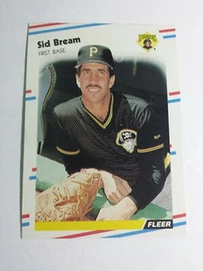 SID BREAM 1988 FLEER BASEBALL CARD # 324 C6465 - Picture 1 of 1
