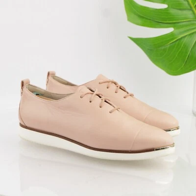 Cole Haan Womens Grand Ambition Oxford Sneaker Size 8.5 Blush Pink Leather Shoes - Image 1 of 4