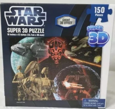Star Wars Super 3D Puzzle Darth Maul NEW SEALED - Image 1 of 2