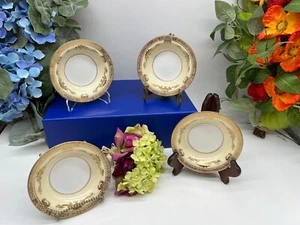 "Tazones de postre/salsa Noritake China Goldana 4 con incrustaciones de oro floral 5 5/8" - Imagen 1 de 8
