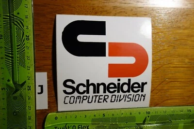Alter Aufkleber Computer SCHNEIDER COMPUTER DIVISION - Bild 1 von 2