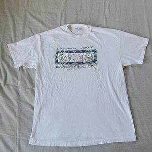 Vintage 90s Sunriver Rafting T Shirt Size L White Waters Boat USA - Bild 1 von 13