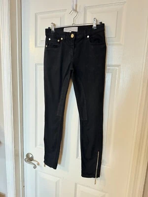 Elisabetta Franchi Designer Black Skinny Jeans, Size 27 - Image 1 of 4