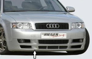 AUDI A4 B6 2002-2005 Rieger OEM Front Bumper Spoiler Add-On ABS Plastic New - Picture 1 of 1