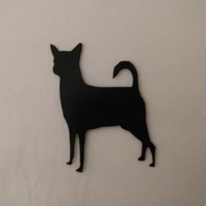 Chihuahua Refrigerator magnet black silhouette Made in the USA - Picture 1 of 1