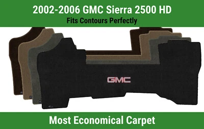 Alfombrilla delantera Lloyd Velourtex para '02-06 GMC Sierra 2500 HD con plata/rojo GMC 1 Foto 1 de 4