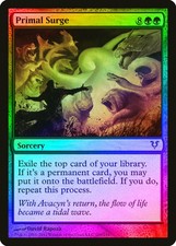 Primal Surge FOIL Avacyn Restored PLD Green Mythic Rare MAGIC CARD ABUGames